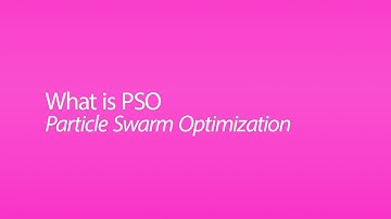Particle Swarm Optimization