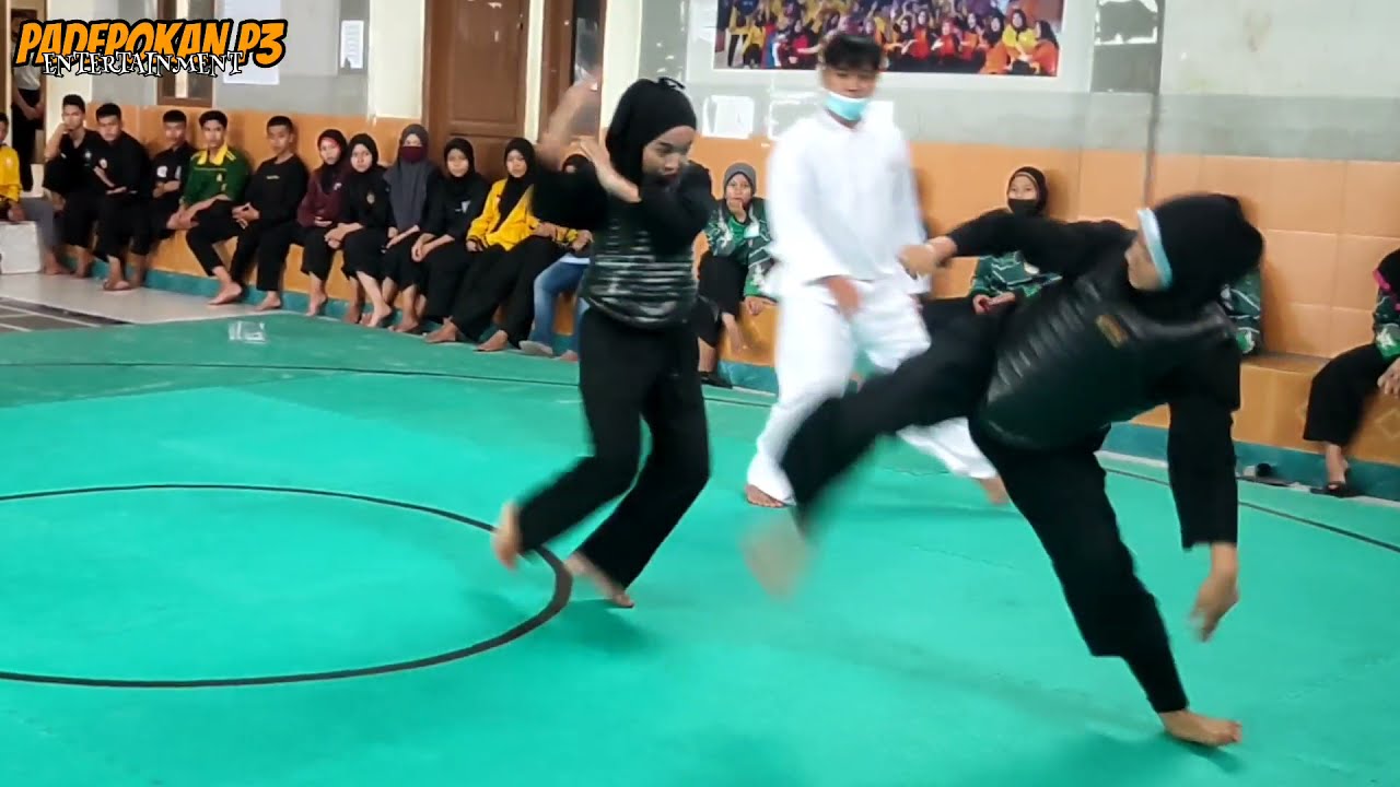 Anastasya Trial Match 10, Silat in the building badminton  Padepoka Silat PSHT Jabar dgn RBK