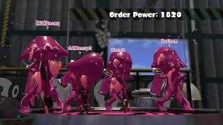 Splatoon 2 Splatfest 26 - Chaos Vs Order Team Order - Final Day