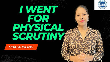 I went for Physical Scrutiny | Document Verification for MBA Students| Suggest CAP Round  College ??