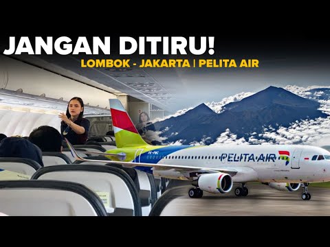 JANGAN DITIRU ! Pertama Kali Naik Pelita Air Lombok - Jakarta