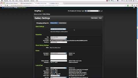 Step 2 - Smugmug Wedding Photo Website Tutorial