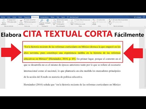 Vídeo: On pertany la citació entre parèntesis del text?