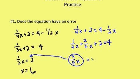 1.3 Solve Linear Equations (Practice)