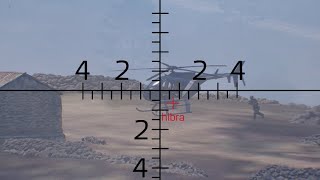 1324 METERS (1448 YARDS) Killshot on MOVING target | GM6 Lynx | ArmA III