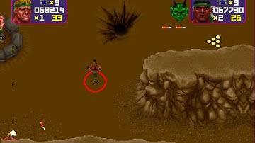 Total Carnage arcade 2 player Netplay 60fps
