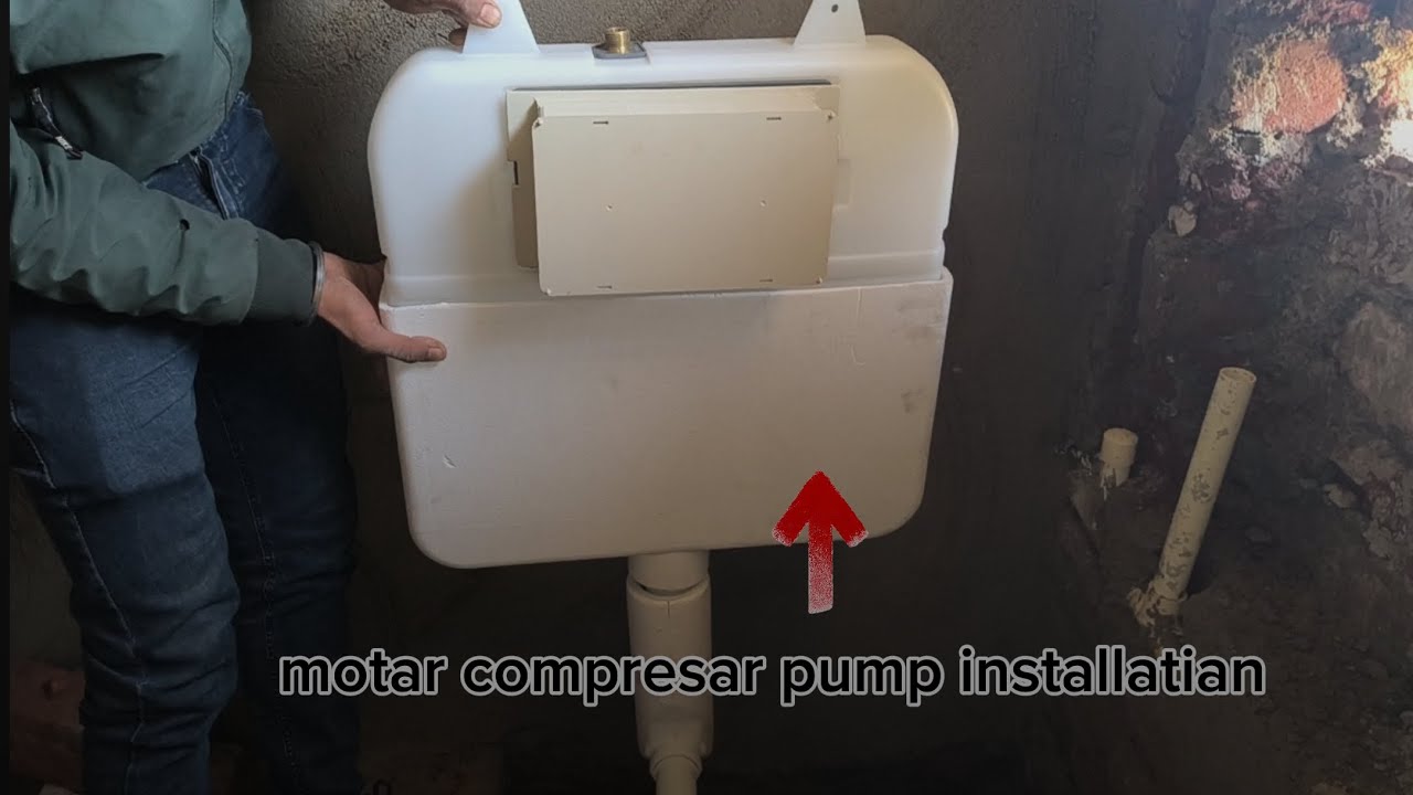 motar compresar pump installatian