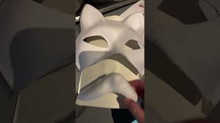 Making a fox mask out of cat mask #therian #masks screenshot 4