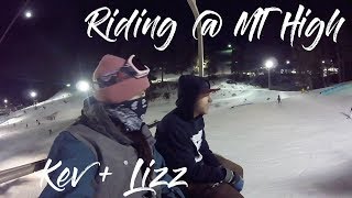 Snowboarding Mt High | Night Sesh