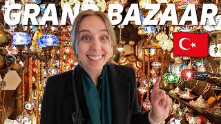 Shopping at the Grand Bazaar in Istanbul, Turkey