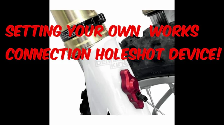 Here's an idea for setting your own holeshot device! LOL
