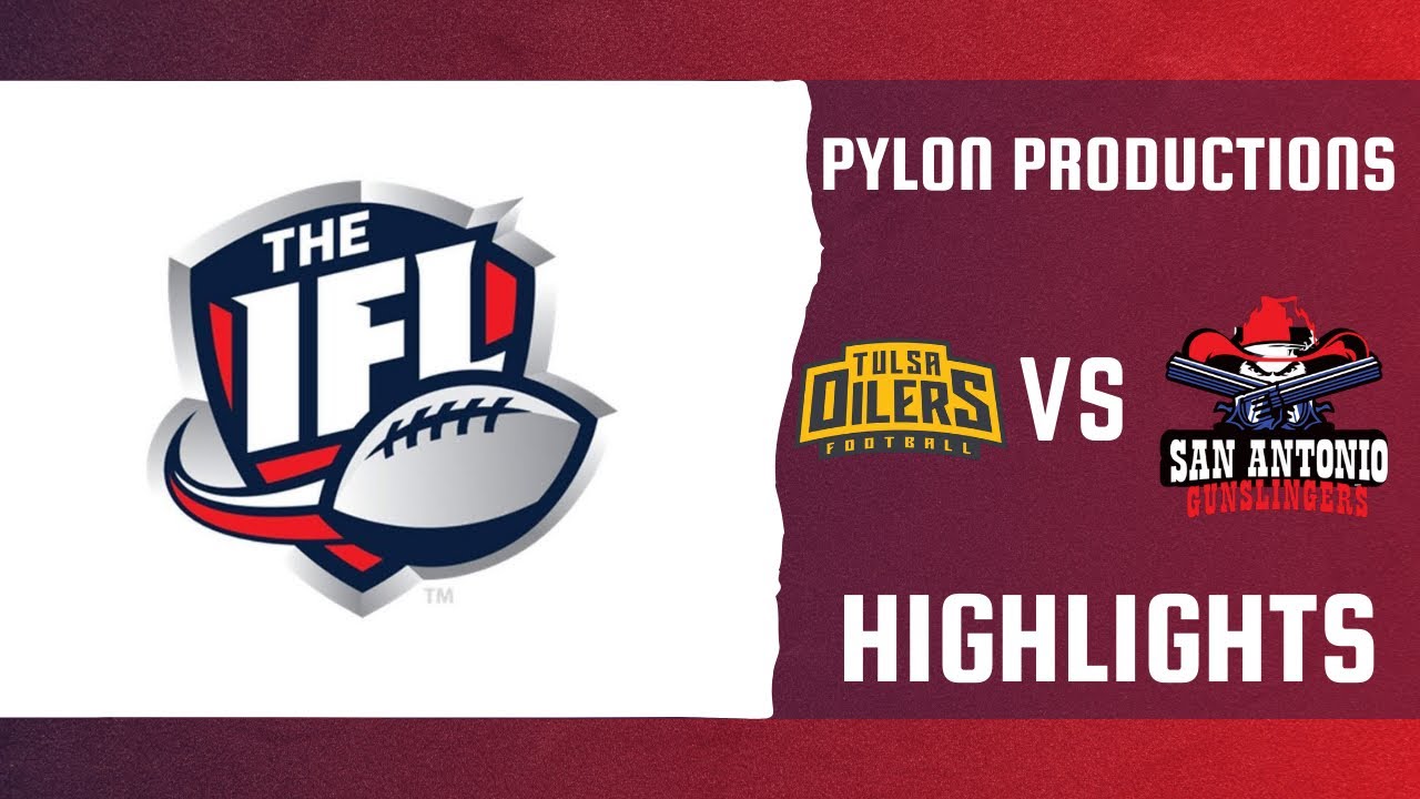 Tulsa Oilers at San Antonio Gunslingers || Week 1 2025 || IFL Regular Season Highlights