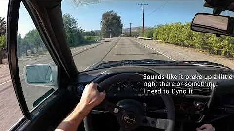 E30 TURBO LOW BOOST POV / WOT PULLS