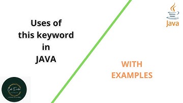 Uses of this keyword in java | this keyword in java | Code eureka