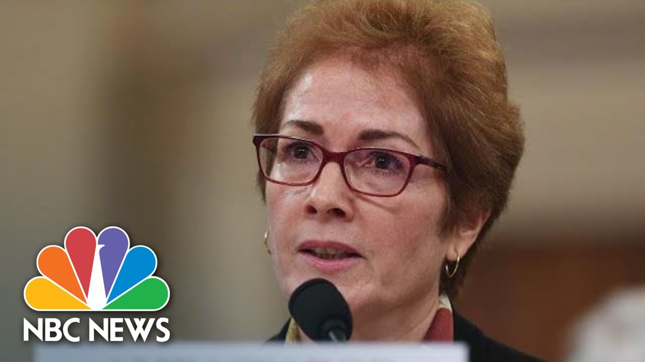 Yovanovitch Describes Being Ousted From Position: 'No Real Reason Was Offered' | NBC News