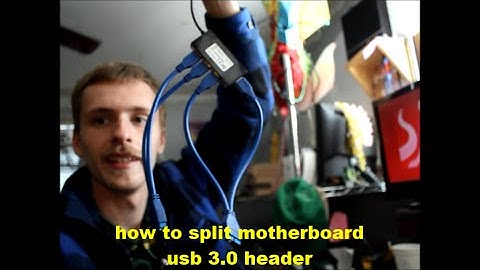 how to split motherboard usb 3.0 header