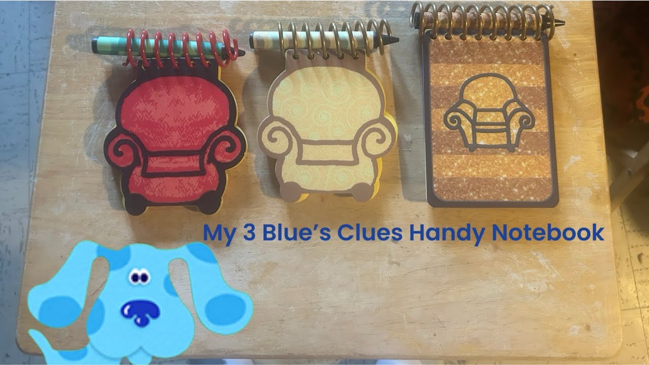 My 3 Blue’s Clues Handy notebook unboxing video - YouTube