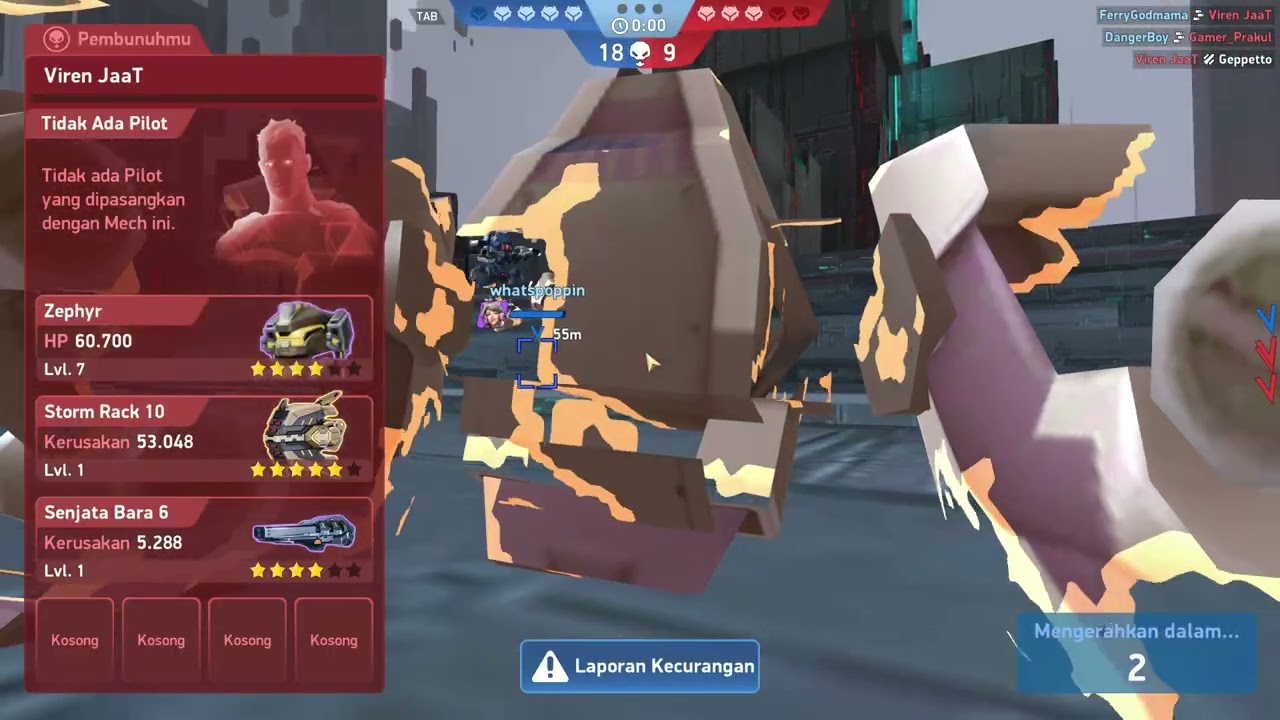 Mech Arena 2026pakai solis sampai lawan AFK 