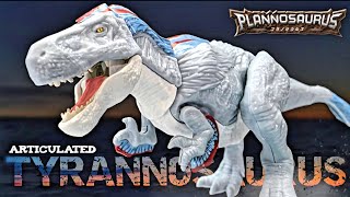 Articulated Bandai Plannosaurus Snowfall Area Tyrannosaurus rex Review!!!