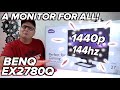 A MONITOR FOR ALL! 1440p -144hz -IPS  BenQ EX2780Q Review