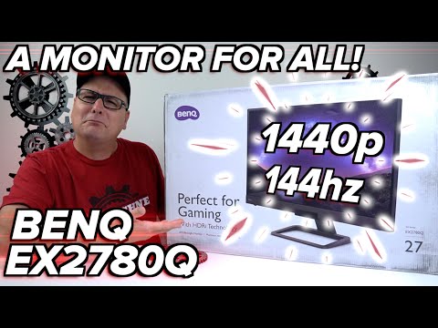 A MONITOR FOR ALL! 1440p -144hz -IPS  BenQ EX2780Q Review