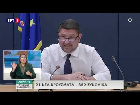 Ενημέρωση από το Υπουργείο Υγείας 16/03/2020