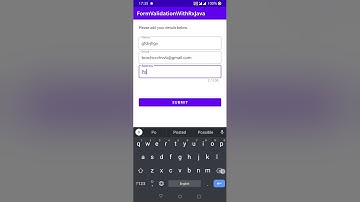 Android form validation with RxJava
