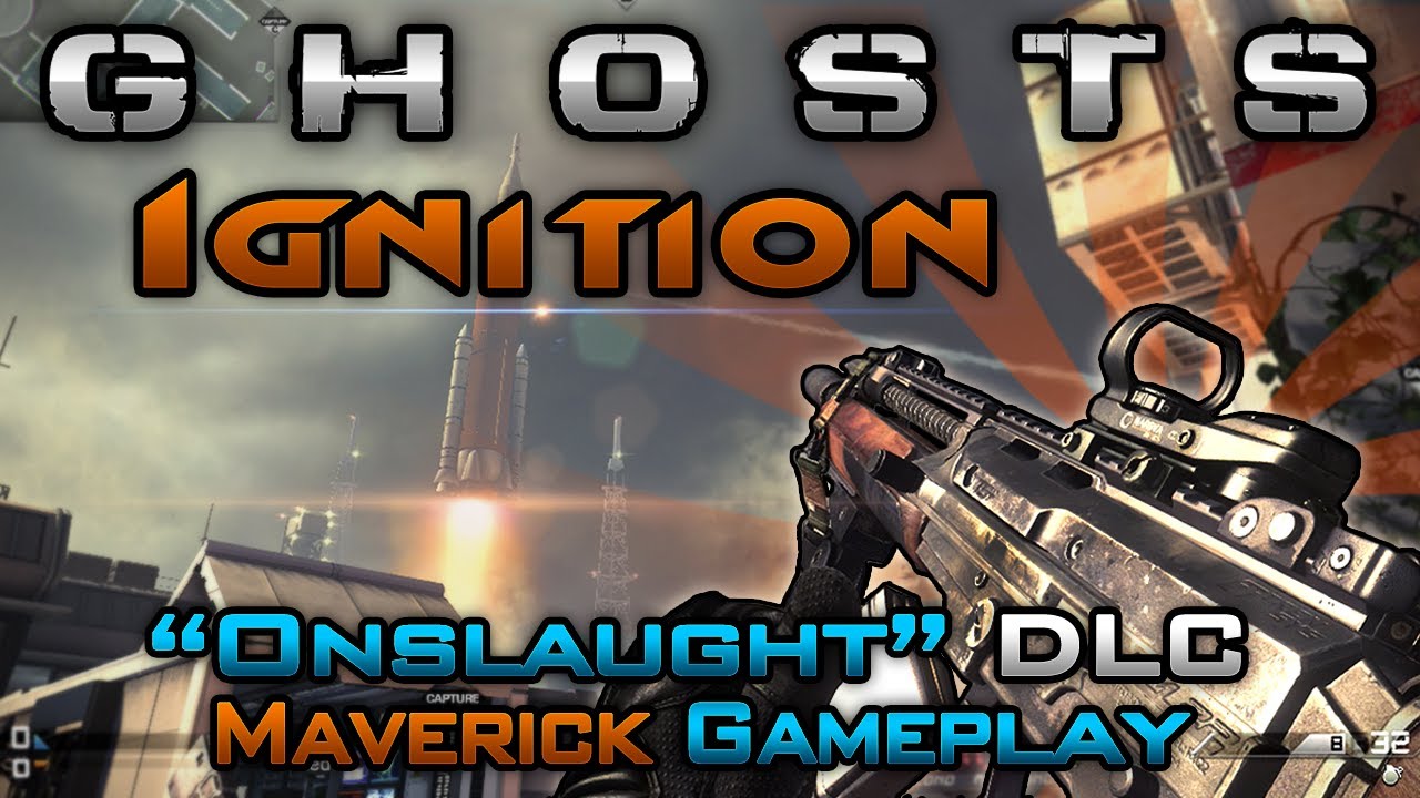 "Ignition" Onslaught DLC Map | Scrapyard Remake! Maverick Assault Rifle Gameplay (CoD Ghosts XB1)