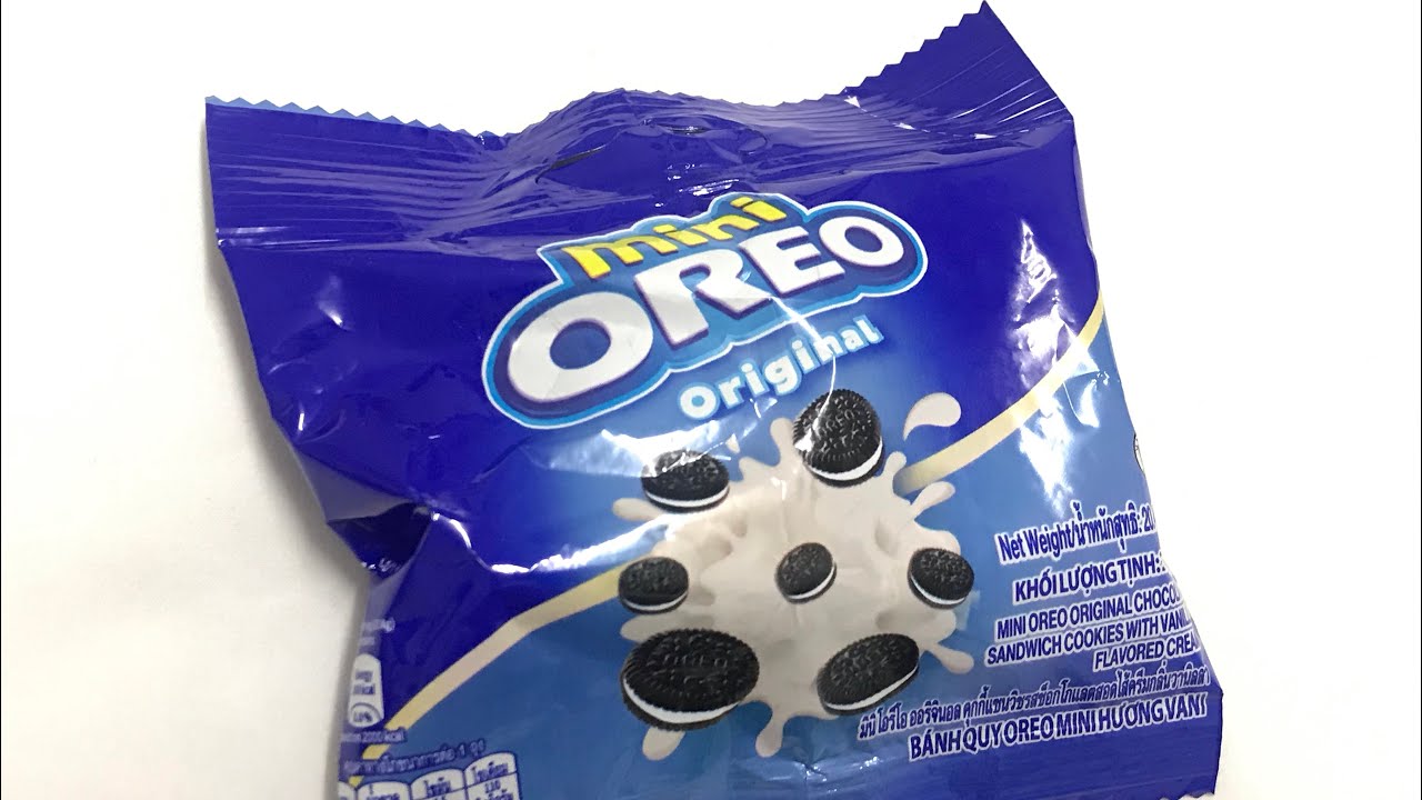 🇹🇭タイ限定 ミニオレオ 🖤MINI OREO🖤 - YouTube