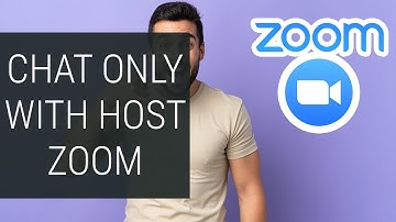Setup a Zoom Meeting Where People Can Chat Only With the Host for Android