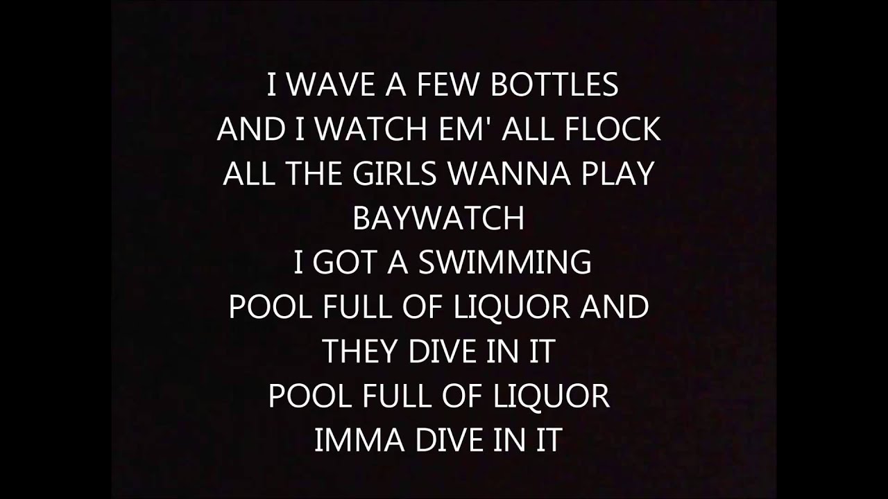 Kendrick Lamar swimming pools drank (lyrics) YouTube