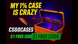 My 1% Case Is Crazy -Csgocases 1Free Code