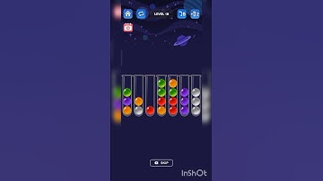 Ball Sort Puzzle #shorts #games #india #ballsortpuzzle #gaming #level18