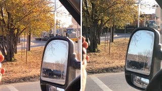Shocking Moment Train Hits Into Trailer Stuck On Tracks
