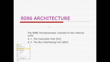 3. MPMC :: 8086 Architecture   2021.04.08