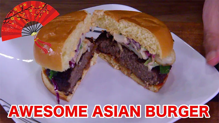 Perfectley Cooked Awesome Asian BURGER