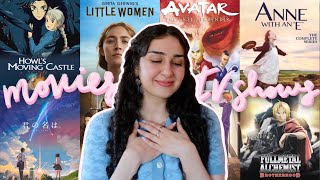 my all time favorite movies  and tv shows  + a very special announcement ✨