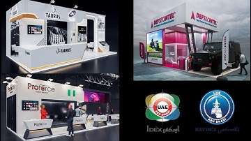 Custom Exhibition Stand at IDEXNAVDEX 2025 | White Fox Exhibits
