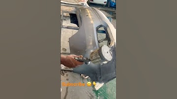 How to apply primer on repair Bumper || how to paint Bumper