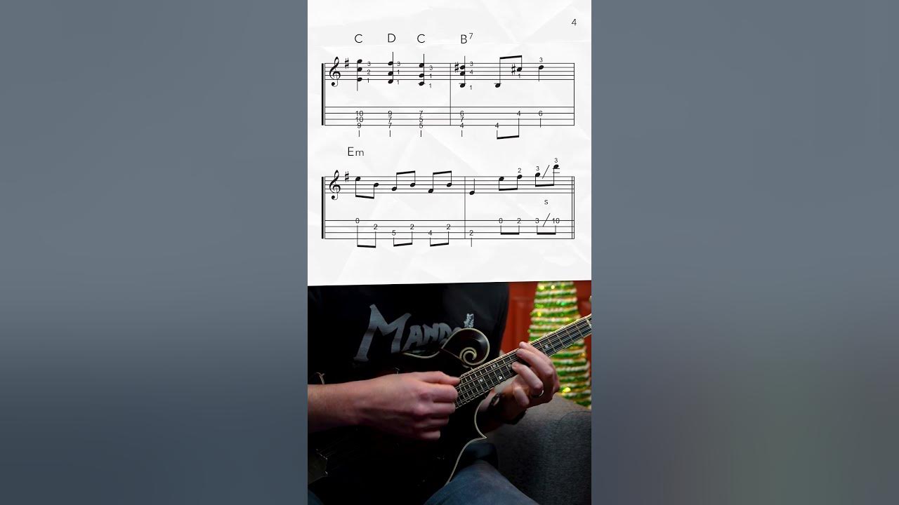 "Greensleeves" Mandolin Chord Melody shorts YouTube