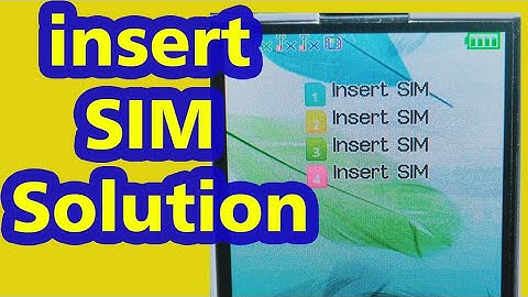 Insert sim problem solution | All Chinese phone Insert sim solution