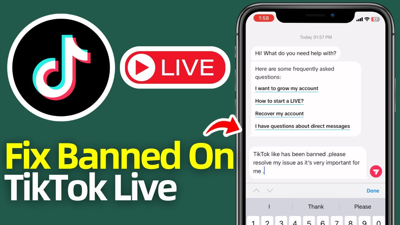 How To Fix Banned On TikTok Live (NEW) - YouTube