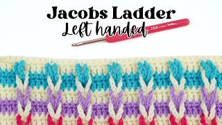 LEFT HANDED CROCHET: Jacobs Ladder stitch {Fast and Easy Crochet Blanket Stitch} by Bella Coco 2,399 views 6 days ago 18 minutes