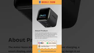 Anker Nano A121D (45W, Smart Display, 180° Foldable)#A121D #GaNCharger #45wfastcharging