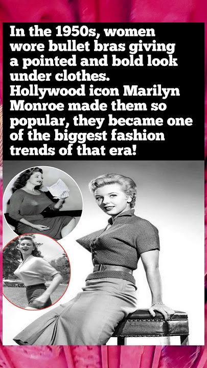 When Bullet Bras Ruled Fashion! #shorts