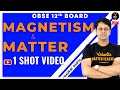 Magnetism and Matter Class 12 One Shot | CBSE 12th Board 2020 | Full Chapter Revision | Gaurav Sir