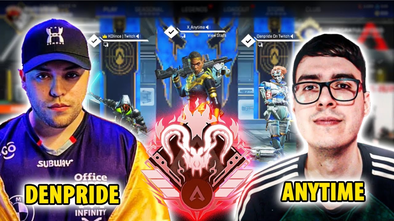 Juegan juntos por primera vez | Denpride ft Anytime Apex Predator - YouTube