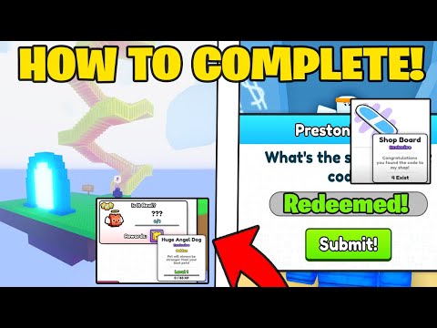 How To REDEEM ALL SECRET PRESTONS SHOP CODES In Roblox Pet Simulator 99! 