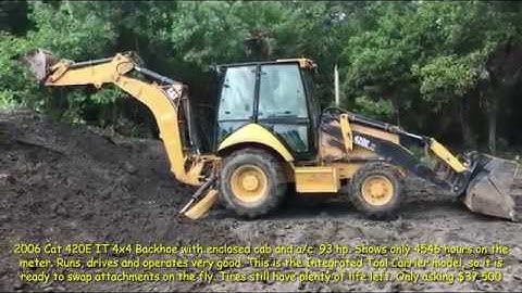 2006 Cat 420E IT 4x4 Backhoe