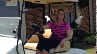 Cart Buddy Padded F Cart Seat Covers - Comfortable Arm, Hip & Side Pad- Heather Turner, Pga Pro